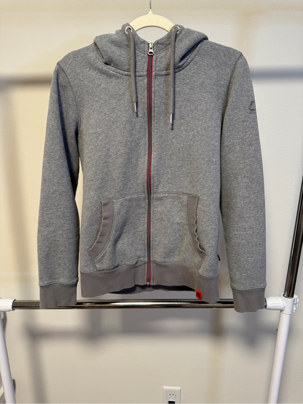 MINI You.Me.MINI Women’s Gray Full Zip Hoodie Sweatshirt Medium Authentic